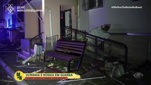 Ucrânia e Rússia fazem ataques com drones durante guerra | Melhor da Noite