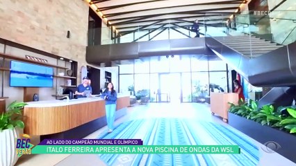 Ítalo Ferreira apresenta a nova piscina de ondas da WSL