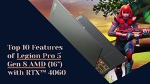 Legion Pro 5 Gen 8 | Gaming Powerhouse with RTX™ 4060 | 16-Inch Display AMD Laptop!
