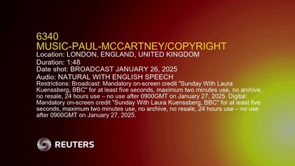 Don't let AI 'rip off' artists, Beatles star McCartney warns UK government