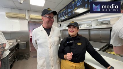 Watch as The Terrace Chippy celebrates the Isle of Man's unofficial national dish - Chips, Cheese and Gravy Day!