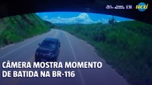Câmera em carreta mostra momento de batida que matou quatro pessoas na BR-116