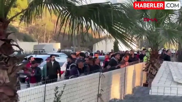 Antalya'da 9 katlı otel inşaatında yangın! İşçiler mahsur kaldı