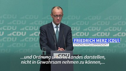 Merz schlägt Abschiebehaft-Plätze auf Gefängnis-Gelände vor
