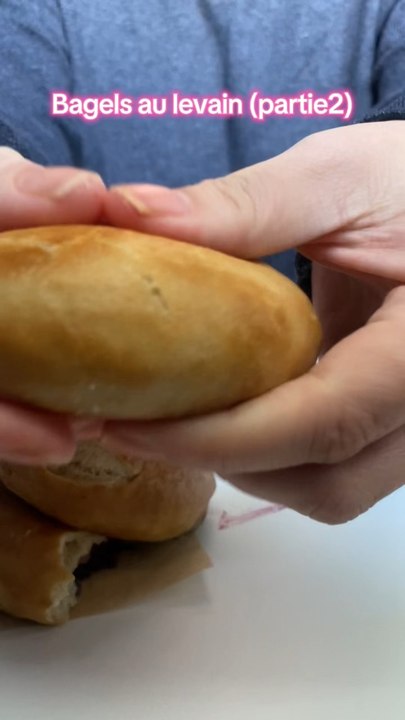 Suite et fin de ma superbe recette de bagel ! #levain #sourdough #bagel