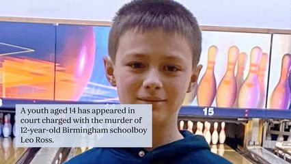Youth appears in court charged with murder of 12-year-old Leo Ross