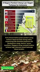 berikut adalah lima negara pemberi utang terbesar kepada Indonesia