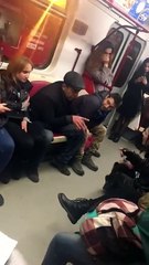 თბილისის მეტროში მთვრალმა მამაკაცმა პირსინგიანი გოგონას ცემა სცადა