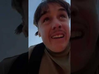 Skateboarder Faces Unexpected Dive Attack from Magpie Bird