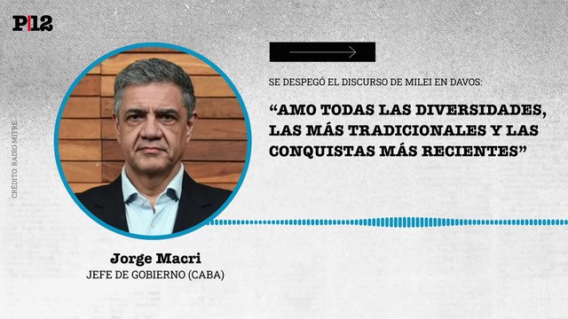Amo la diversidad : Jorge Macri se despegó del discurso anti-woke de Milei en Davos