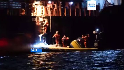 Suecia intercepta y aborda un barco sospechoso de dañar un cable en el mar Báltico
