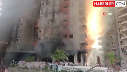 Alanya'da Otel İnşaatında Yangın: 3 Kişi Hastaneye Kaldırıldı