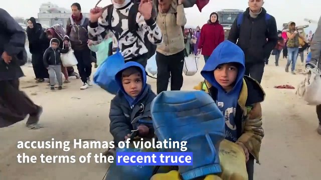 Palestinians begin 'historic' return to north Gaza after breakthrough on hostages