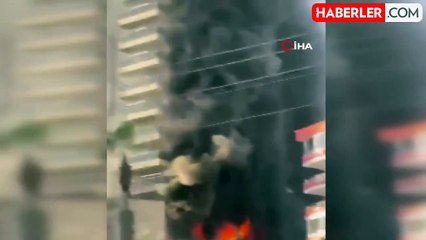 Antalya'da Otel İnşaatında Yangın: İşçiler Mahsur Kaldı
