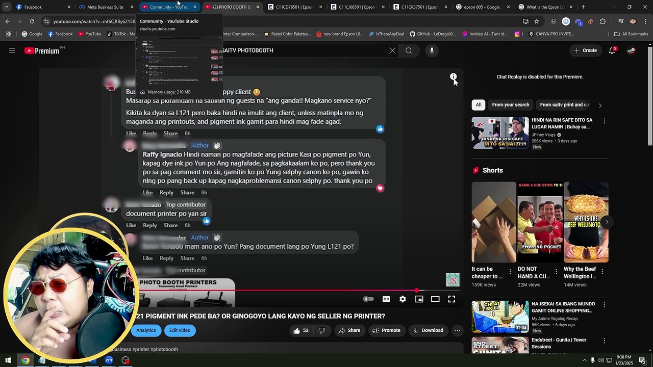 PEDE BA SA PHOTOBOOTH EPSON 121 OR EPSON 3210 ? | PHOTO PRINTING PRINTER EXPLAINED !