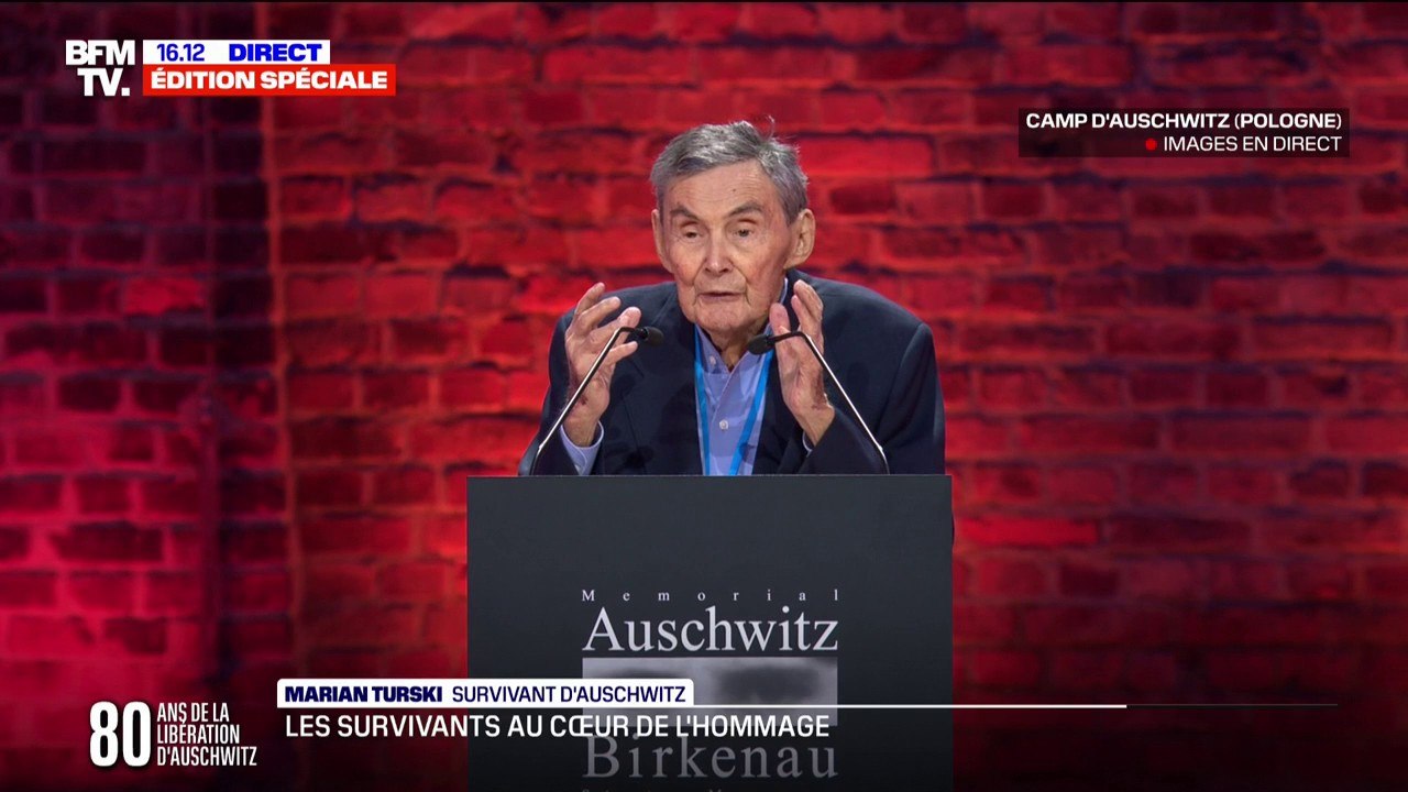 "Nous ne sommes plus qu'une poignée de survivants" témoigne un survivant d'Auschwitz