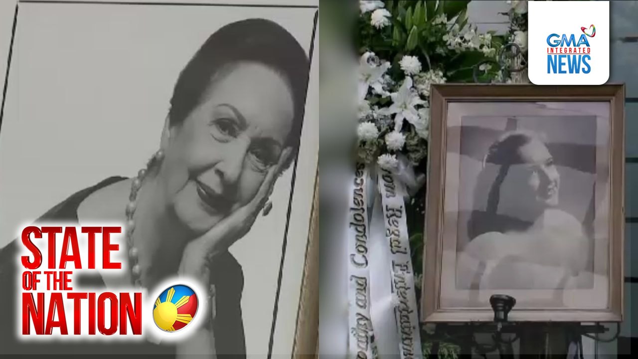 Burol ni Gloria Romero,binuksan sa publiko; iba pang kasama sa showbiz at si PBBM, nagbigay-pugay | SONA