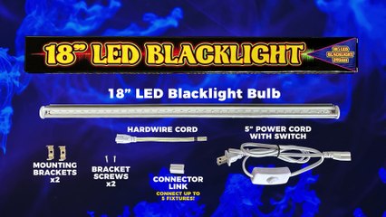 LED Blacklight Fixtures - Distributed By Scorpio Posters