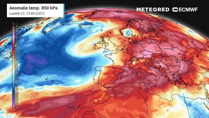 Anomalie temperature