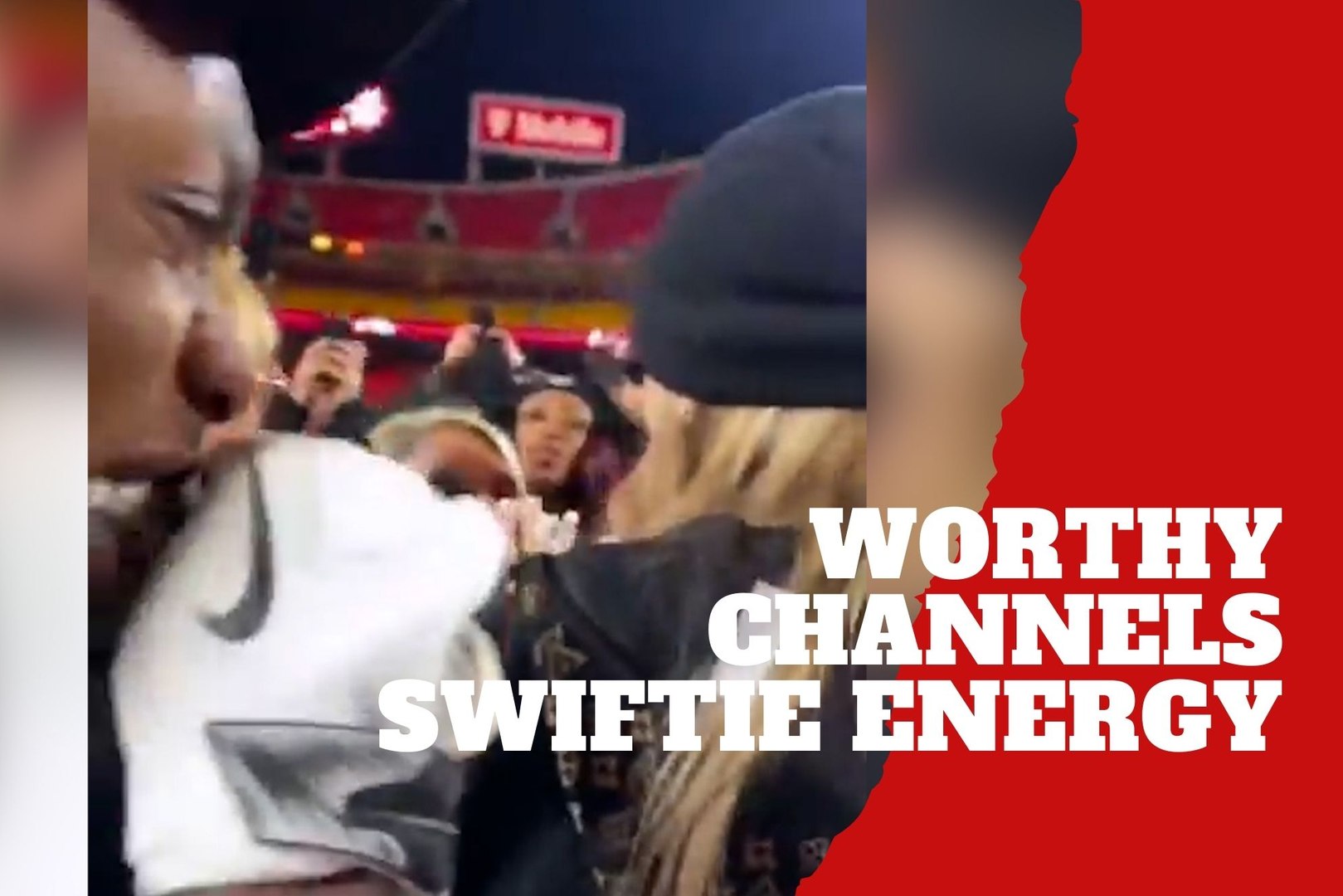  Xavier Worthy couldn?t shake it off! The Chiefs WR channels Swiftie energy