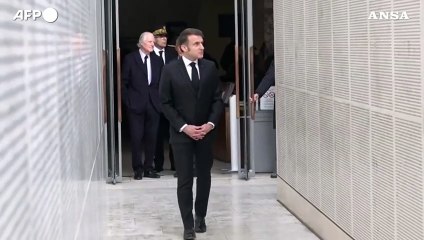 Giorno della memoria, Macron al memoriale della Shoah di Parigi