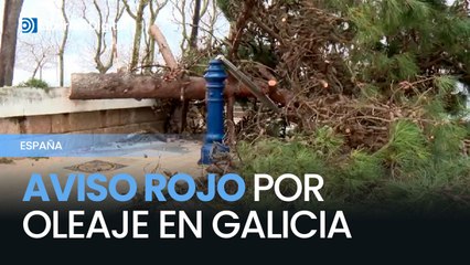 La borrasca Herminia deja a Galicia en aviso rojo