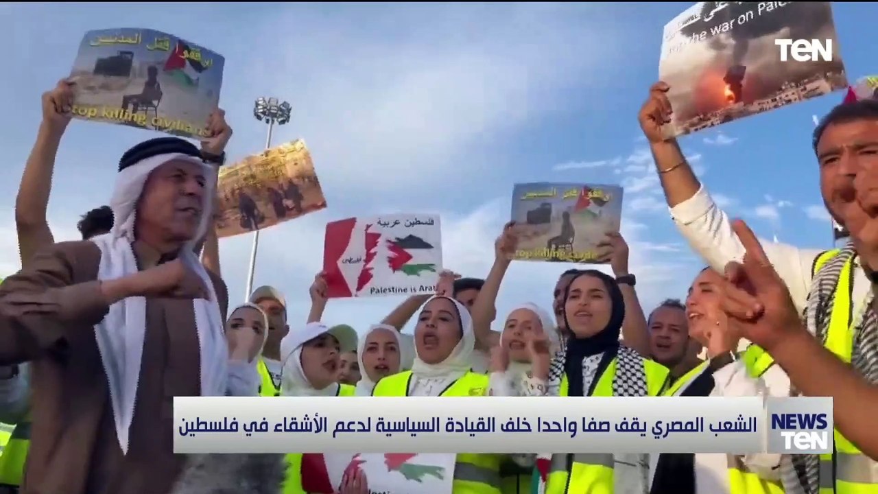 المصريون يقفون خلف القيادة السياسية صفا واحدا خ...