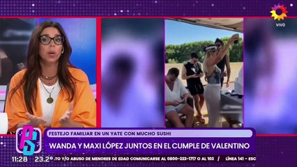 Cuánto costó el yate donde Wanda Nara y Maxi López celebraron el cumple de Valentino