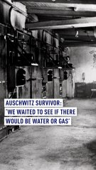 ‘We waited to see if there would be water or gas’ recalls Auschwitz survivor