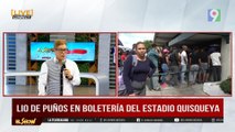 Lio en boletería en el estadio Quisqueya  | El Show del Mediodía