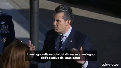 Usa, il nuovo capo del Pentagono: avanti con le espulsioni di massa