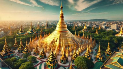 Shwedagon Pagoda: Myanmar’s Golden Wonder in 4K || A Journey Through Shwedagon's History | 520 BC