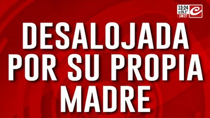 Desalojada por su propia madre: viven en un garage con un bebé de 11 meses