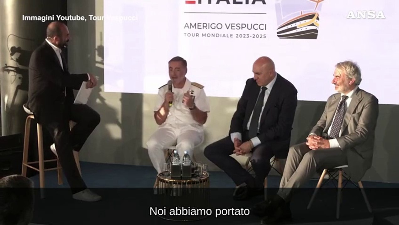 Credendino: "Vespucci torna in Italia, 14 tappe dal primo marzo"