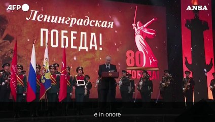 Putin: "Leningrado pietra miliare nella lotta verso la sconfitta del nazismo"