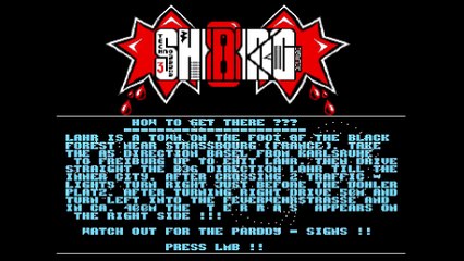 Amiga Demo Eastern Conference Invitation By Shining 8 (1992)