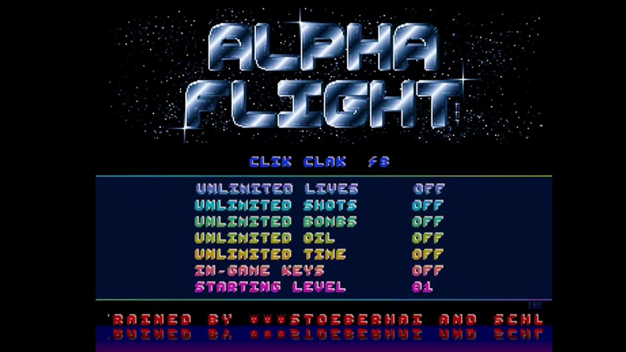 Amiga Cracktro Clik Clak 8 By Alpha Flight (1992)