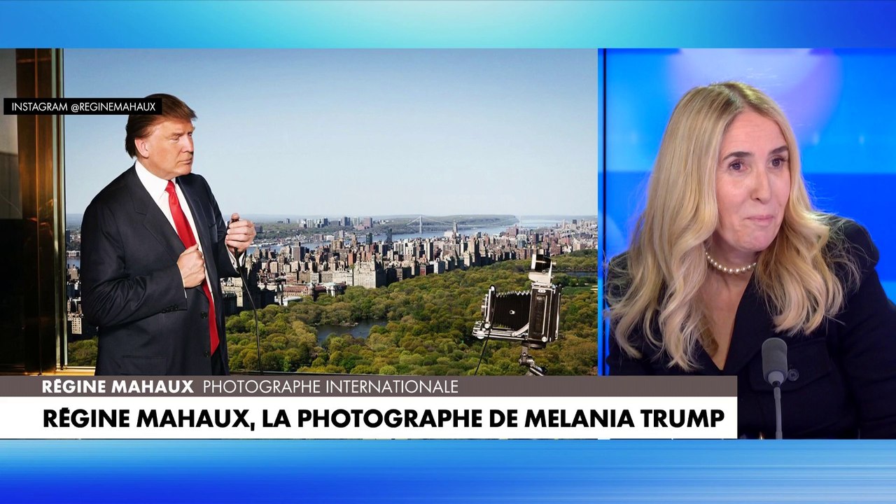 Régine Mahaux, photographe officielle de Melania Trump, dresse le portrait de cette femme