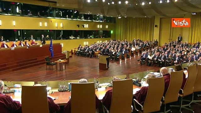 Il giuramento di Fitto come Commissario Europeo alla Corte di giustizia Ue