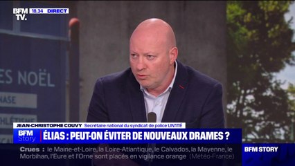 Mort d'Elias: "Ces gamins-là, ils sont identifiés", déclare Jean-Christophe Couvy, secrétaire national du syndicat de police UN1TÉ