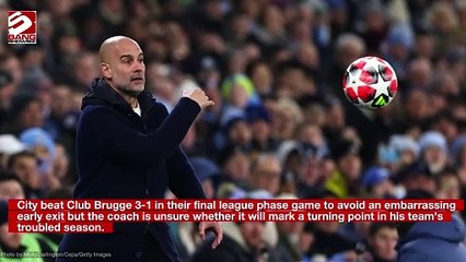 Pep Guardiola satisfied as Man City pass through in Champions League