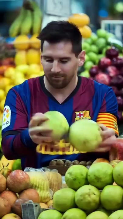 Ronaldo and Messi in the market