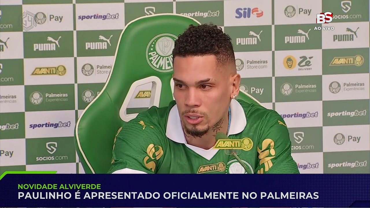 PAULINHO PODE ATUAR COMO CAMISA 9 NO PALMEIRAS? | G4