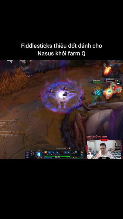 Fiddlesticks thiêu đốt đánh cho Nasus khỏi farm Q #fiddlesticks #nasus #lienminhhuyenthoai #leagueoflegends