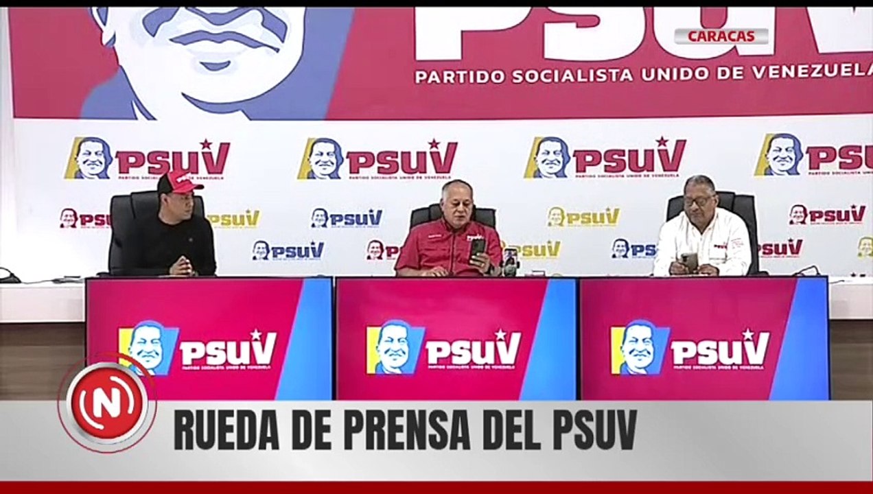 Vpdte. PSUV. Cabello convoca a la tolda roja y la JPSUV para elegir candicatos a elecciones de abril