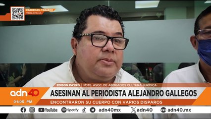 Asesinan a balazos al periodista Alejandro Gallegos León