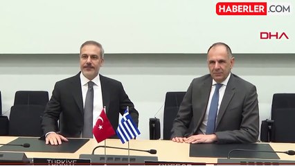 Hakan Fidan ve Yunanistanlı mevkidaşı ile görüştü