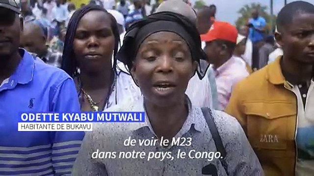 RDC: grande manifestation à Bukavu alors que des combats font rage à Goma