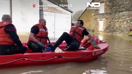 Καταιγίδα Herminia: Η Βρετάνη πλήττεται από πλημμύρες