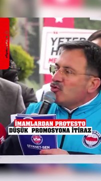 Diyanet personellerinden düşük banka promosyonu eylemi. #diyanet #imam #sondakika #haberler